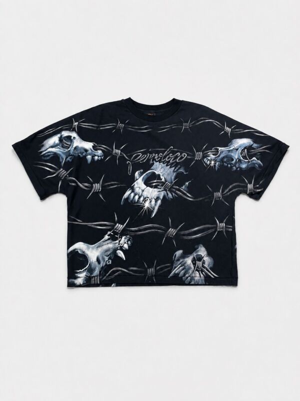 BURNING FREQUENCY TEE — BLUE