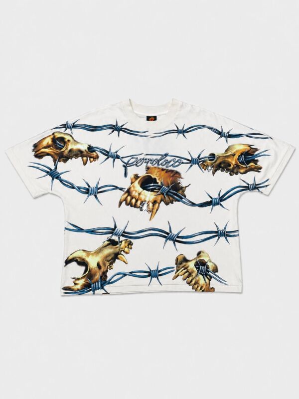 LOST SIGNAL TEE — BONE